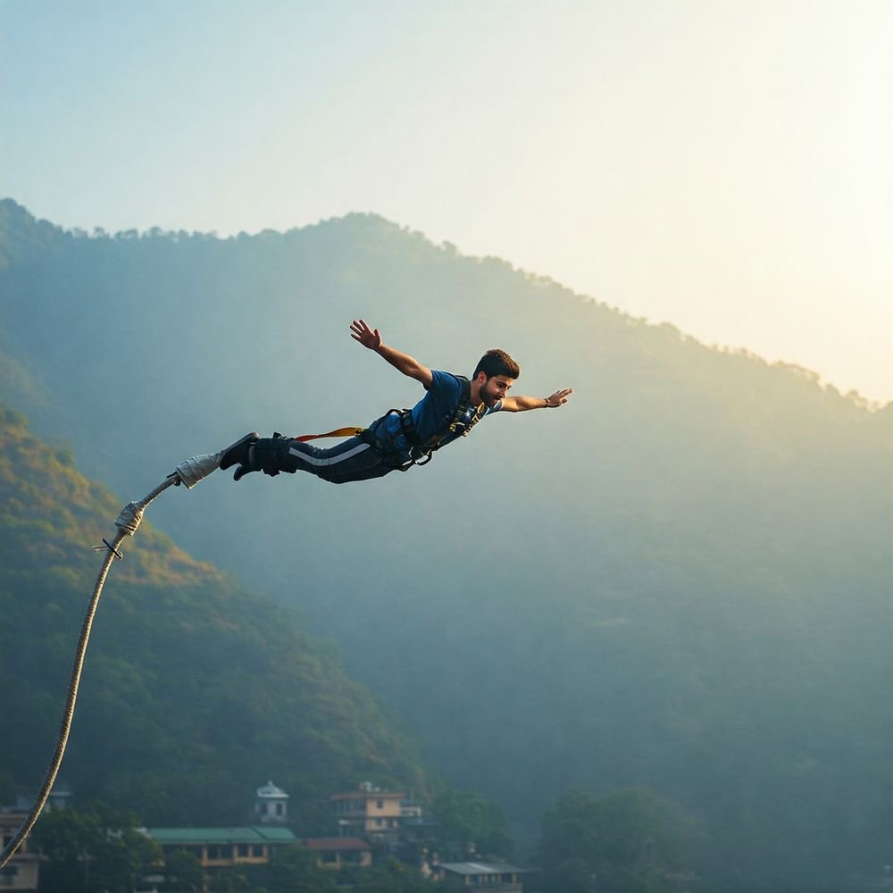 Bungee Jumping in Rishikesh